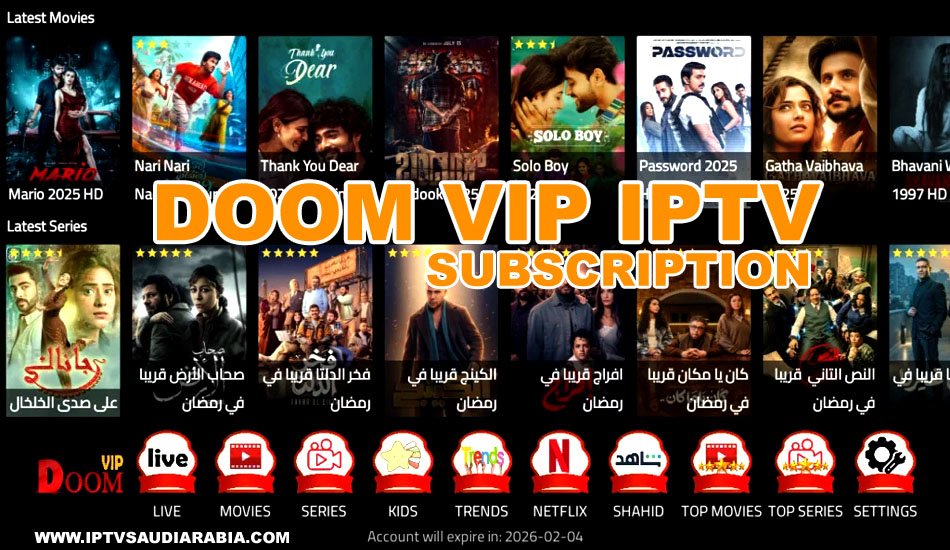 doom vip iptv subscription